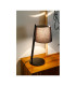 Clip Table Lamp with Round Tapered Shade Black E27 15W-2