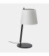 Clip Table Lamp with Round Tapered Shade Black E27 15W-4