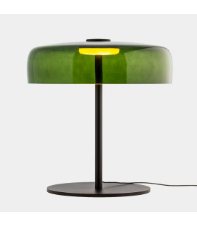 Levels Single Dome 42cm Integrated LED Table Lamp Black Green 14.7W CCT 2700-3000-4000K 3 Steps Dimming-1