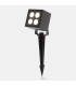 Crest Outdoor Spike Black Faceted LED 8.2W 3000K IP65 On-Off-4