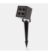 Crest Outdoor Spike Black Faceted LED 8.2W 3000K IP65 On-Off-5