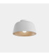 Miso 29cm Bowl Semi Flush Ceiling Light White E27 15W-1