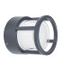 One Outdoor Modern Wall Lamp Black LED 6.3W 3000K IP54 On-Off-1