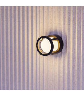 One Outdoor Modern Wall Lamp Black LED 6.3W 3000K IP54 On-Off-2