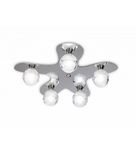 Ceiling 5 Light G9 ECO, Polished Chrome - 1
