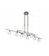 Telescopic 8 Light G9 ECO Line, Satin Nickel - 1