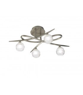 Ceiling 4 Light G9 ECO, Satin Nickel - 1