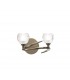Wall Lamp Switched 2 Light G9 ECO, Antique Brass - 1