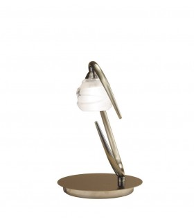Table Lamp 1 Light G9 ECO, Antique Brass - 1