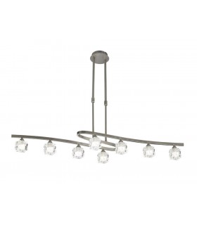 Telescopic 8 Light G9 ECO, Satin Nickel - 1
