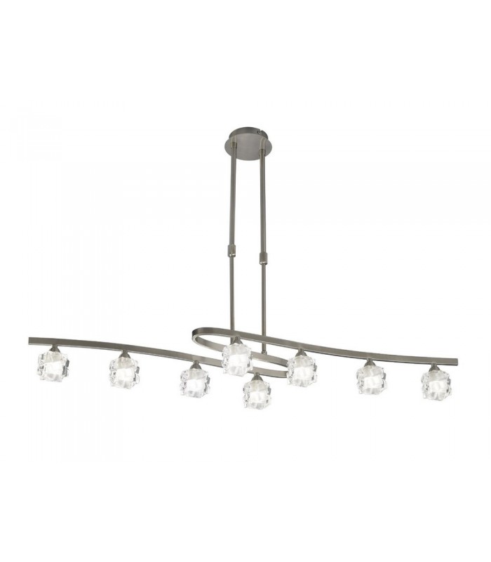 Telescopic 8 Light G9 ECO, Satin Nickel - 1