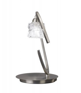 Table Lamp 1 Light G9 ECO, Satin Nickel - 1