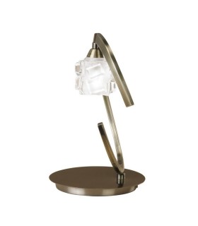 Table Lamp 1 Light G9 ECO, Antique Brass - 1