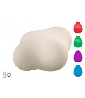 Table Lamp 2W LED RGB with Remote Control IP44, 90lm, Opal White - 1