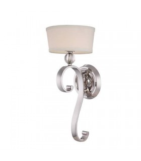 1 Light Indoor Wall Light Imperial Silver, G9 - 1