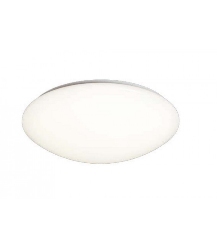 Flush Ceiling, Wall 8W LED Small 3000K, 800lm, White Acrylic - 1