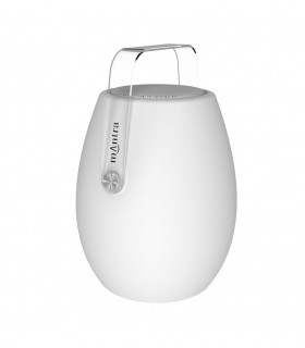 IP44 Portable 3W Speaker, 120lm, 3W LED RGBW Lamp Bluetooth Connection, Remote Control - 1