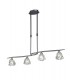 Telescopic 4 Light G9 Line, Satin Nickel - 1