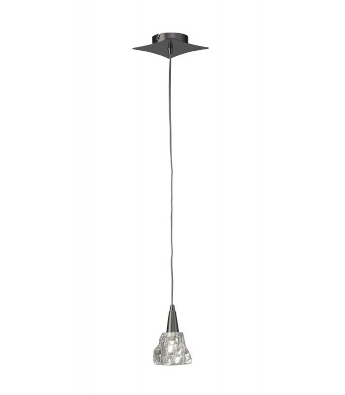 Ceiling Pendant 1 Light G9, Satin Nickel - 1