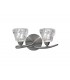 Wall Switched Lamp 2 Light G9, Satin Nickel - 1