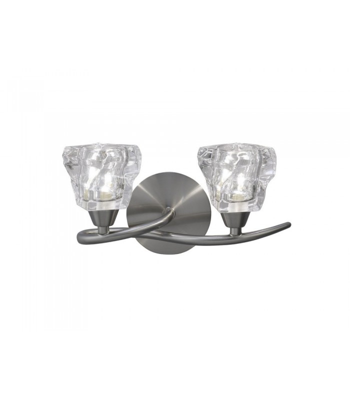 Wall Switched Lamp 2 Light G9, Satin Nickel - 1