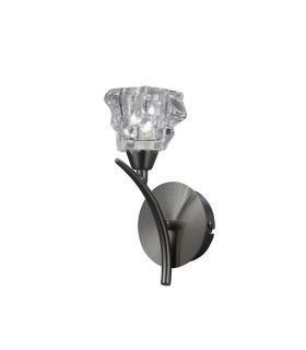 Wall Lamp Switched 1 Light G9, Satin Nickel - 1