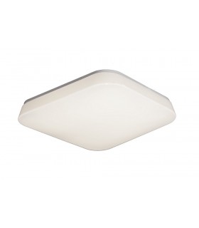 Flush Ceiling, Flush Wall 28W Large LED 3000K, 2800lm, White Acrylic - 1