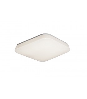 Flush Ceiling, Flush Wall 10W Small LED 3000K, 1200lm, White Acrylic - 1