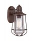 1 Light Ceiling Mini Pendant Western Bronze, E27 - 1