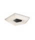 Flush Flush Ceiling 19W LED Small 3000K, 1900lm, Polished Chrome, White Acrylic - 1