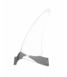 Table Lamp Right 6W LED 3000K, 540lm, Polished Chrome, Frosted Acrylic - 1