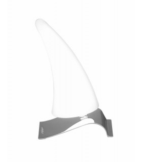 Table Lamp Left 6W LED 3000K, 540lm, Polished Chrome, Frosted Acrylic - 1
