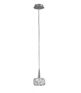 Ceiling Pendant 1 Light G9 Small, Polished Chrome - 1