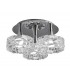 Flush Cluster Ceiling 3 Light E27 Large, Polished Chrome - 1