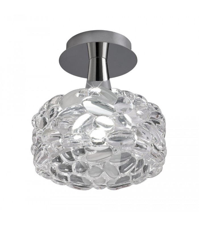 Ceiling 1 Light E27 Large, Polished Chrome - 1