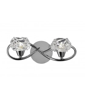 Wall Lamp Switched 2 Light G9, Polished Chrome - 1