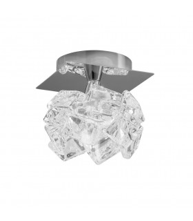 Flush Ceiling 1 Light G9 Small, Polished Chrome - 1