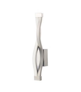 Wall Lamp 6W LED 3000K, 420lm, Silver, Frosted Acrylic, Polished Chrome - 1