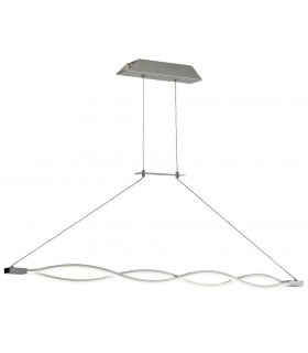 Ceiling Pendant 42W LED 3000K, 3400lm, Silver, Frosted Acrylic, Polished Chrome - 1
