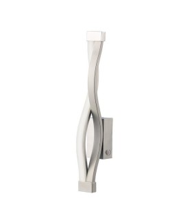 Touch Dimmer Wall Lamp 6W LED 3000K, 420lm, Silver, Frosted Acrylic, Polished Chrome - 1