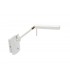 Wall Lamp 1 Light 7W LED 3000K, 600lm, Matt White, Polished Chrome - 1