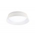 Flush Ceiling, 3 Light E27, 45cm, White Acrylic with Ivory White Shade - 1