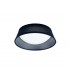 Flush Ceiling, 2 Light E27 Cylindrical 32cm, White Acrylic with Black Shade - 1