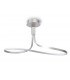 Semi Flush Ceiling 40W LED 3000K, 3200lm, Silver, Frosted Acrylic, Polished Chrome - 1