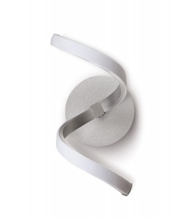 Wall Lamp 10W LED 3000K, 850lm, Silver, Frosted Acrylic, Polished Chrome - 1
