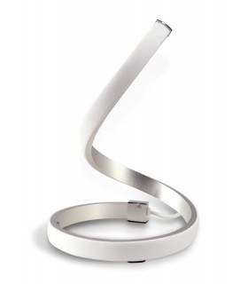Table Lamp 15W LED 3000K, 1200lm, Silver, Frosted Acrylic, Polished Chrome - 1