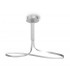 Semi Flush Ceiling Tall 40W LED 3000K, 3200lm, Silver, Frosted Acrylic, Polished Chrome - 1