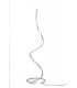 Floor Lamp 22W LED 3000K, 1800lm, Dimmable Silver, Frosted Acrylic, Polished Chrome - 1