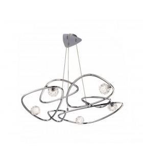 Ceiling Pendant 5 Light G9, Polished Chrome - 1