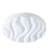 Flush Ceiling Light Large Round 45W LED IP44 3000K, 4050lm, Matt White, White Acrylic - 1